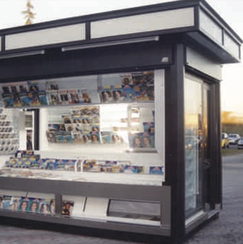 Newspaper Stand Kiosk
